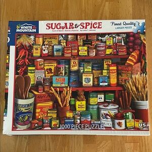 White Mountain Sugar & Spice Pantry Puzzle 1000 Pieces